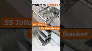 tandem box vs stainless steel which is better|SS Trolleys vs. Tandem Baskets .